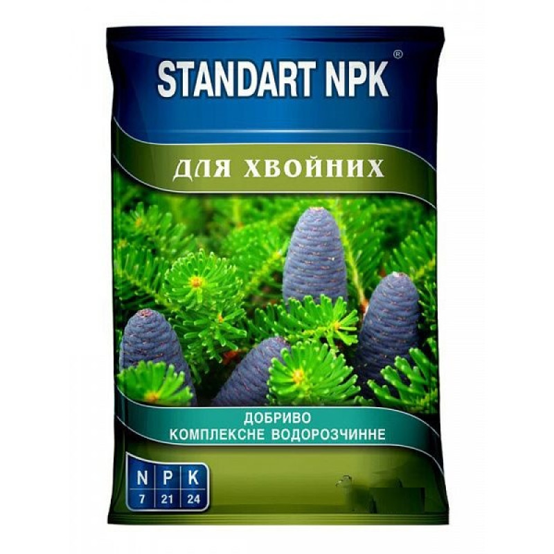 Удобрение Standart NPK для хвойных растений Вес : 300 г