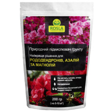 Підкислювач ґрунту для рододендронів, азалій, магнолій<br>Вага : 200 г