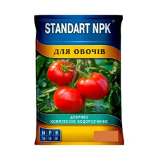 Добриво Standart NPK для овочів<br />
Вага : 50 г