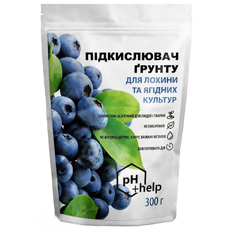 Підкислювач ґрунту для лохини та ягідних культур Вага : 300 г