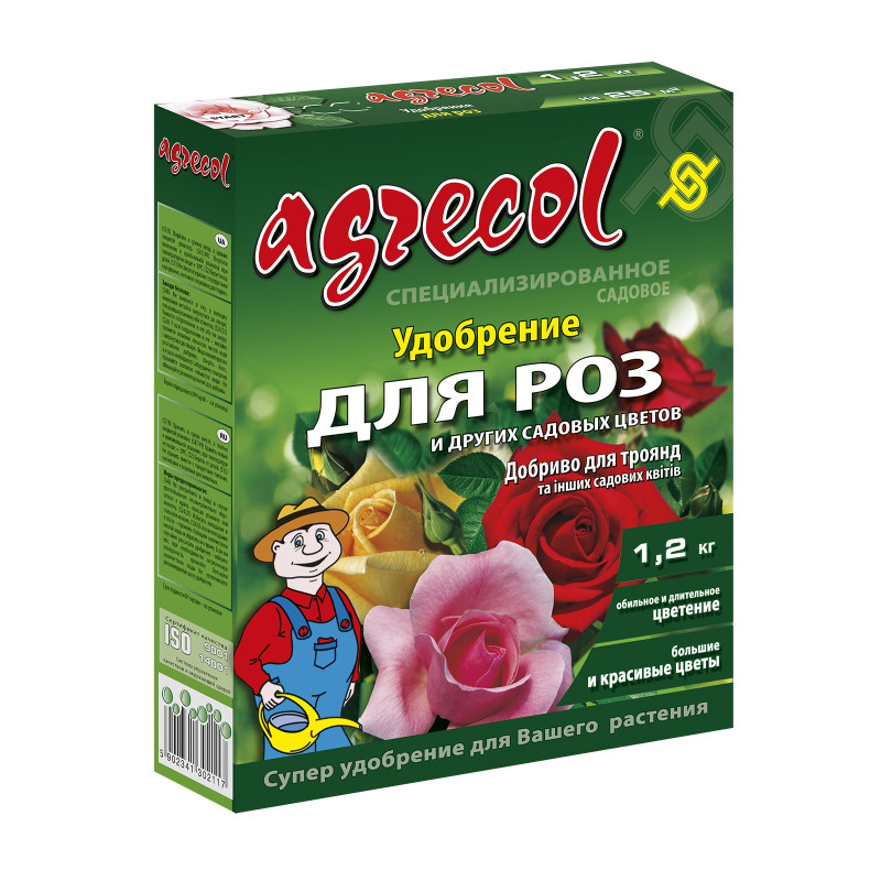 Удобрение Agrecol для роз Вес : 1,2 кг