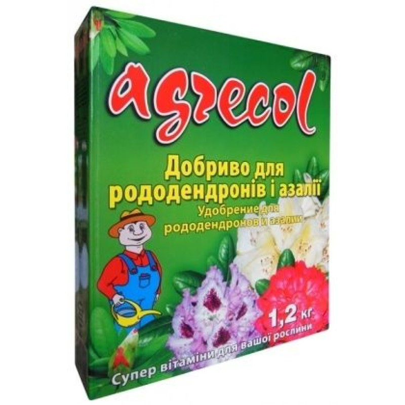 Добриво Agrecol для рододендронів Вага : 1,2 кг