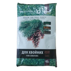 Субстрат торфяной PEATFIELD для хвойных растений<br />
Объем : 40 л