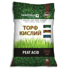 Субстрат торф'яний PEATFIELD кислий<br />
Об'єм : 10 л