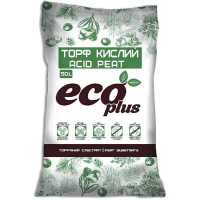 Торф кислый ECO PLUS Объем : 20 л