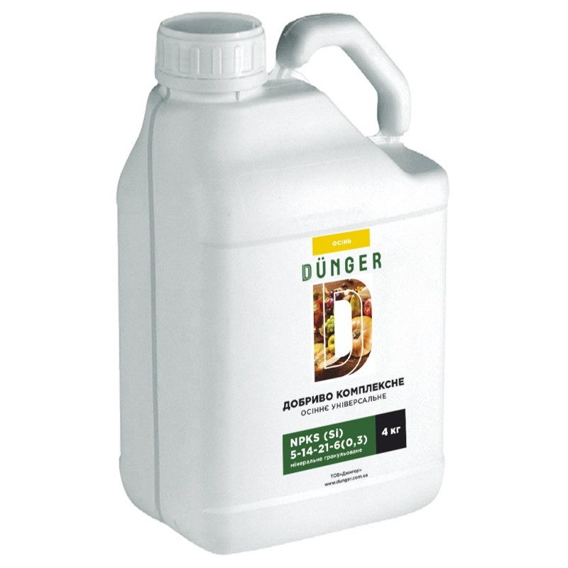 Добриво Дюнгер осіннє універсальне Вага : 4 кг