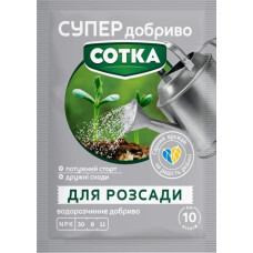 Добриво Сотка для розсади<br />
Вага : 20 г