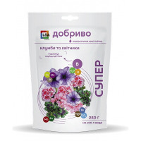 Добриво Супер Клумби та квітники Вага : 250 г