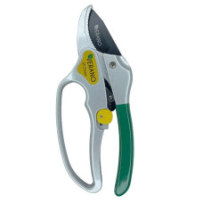Секатор d25, зріз прямий, храповий, титановий (200 мм)<br />
Виробник : Verano
