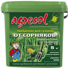 Удобрение Agrecol для газона от сорняков<br />
Вес : 5 кг